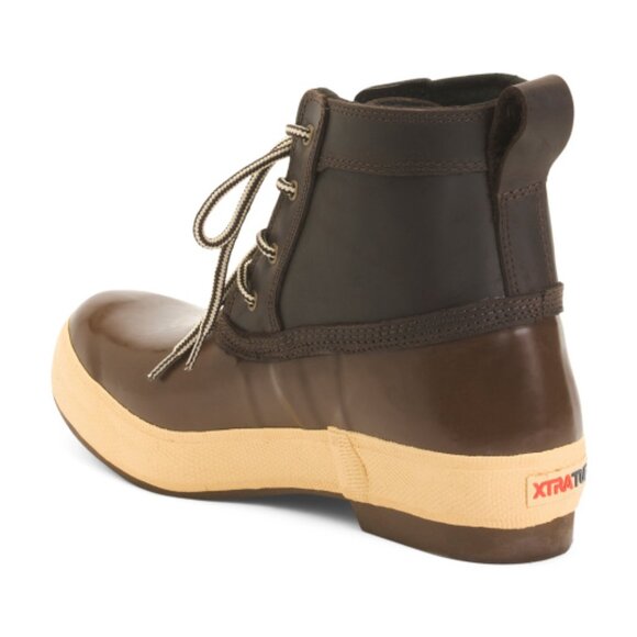 NEW XTRATUF Leather Waterproof Legacy Lace Boots in brown for women 1125 4t2 - Picture 9 of 9